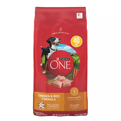 Purina ONE Smartblend Natural Dry Dog Food with Chicken & Rice