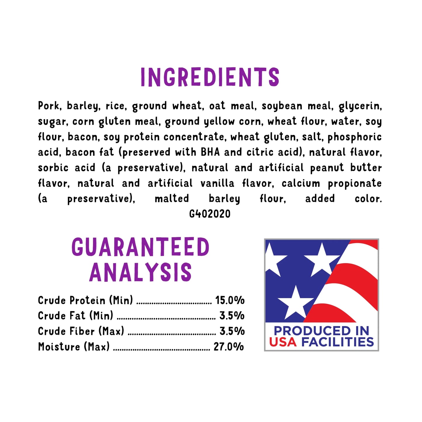 Purina  Strips Dog Treats, Bacon and Peanut Butter Flavored Dog Treats, 26 Oz Pouch (2 Pack)