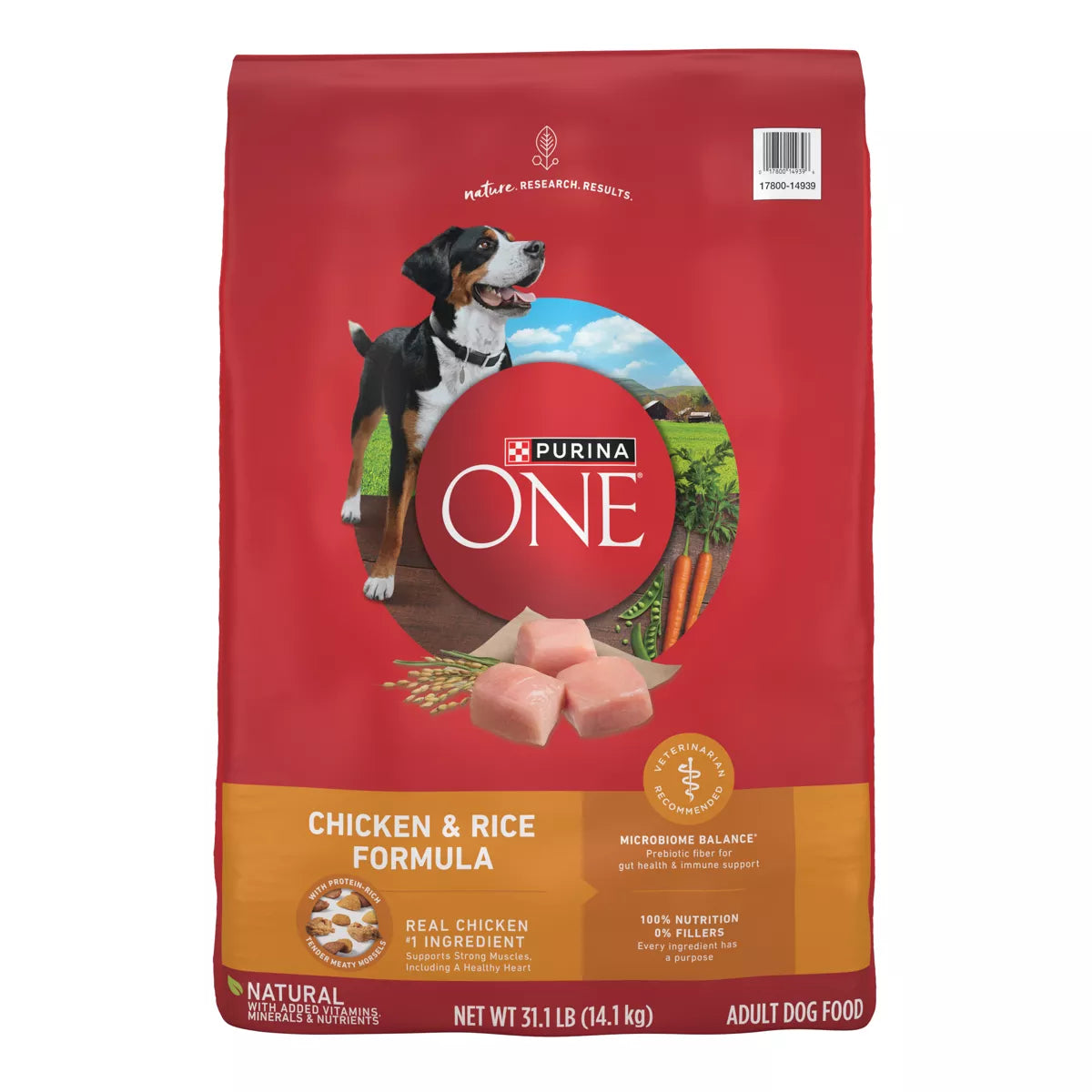 Purina ONE Smartblend Natural Dry Dog Food with Chicken & Rice