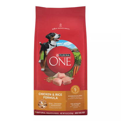 Purina ONE Smartblend Natural Dry Dog Food with Chicken & Rice