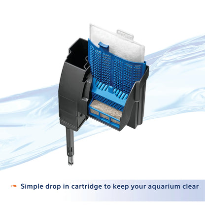 Aquarium Fish Tank Starter Kit with LED Lighting 20-Gal