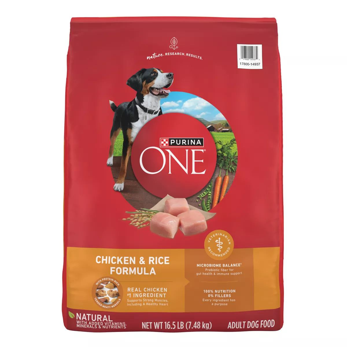 Purina ONE Smartblend Natural Dry Dog Food with Chicken & Rice