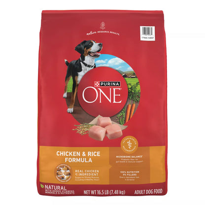 Purina ONE Smartblend Natural Dry Dog Food with Chicken & Rice