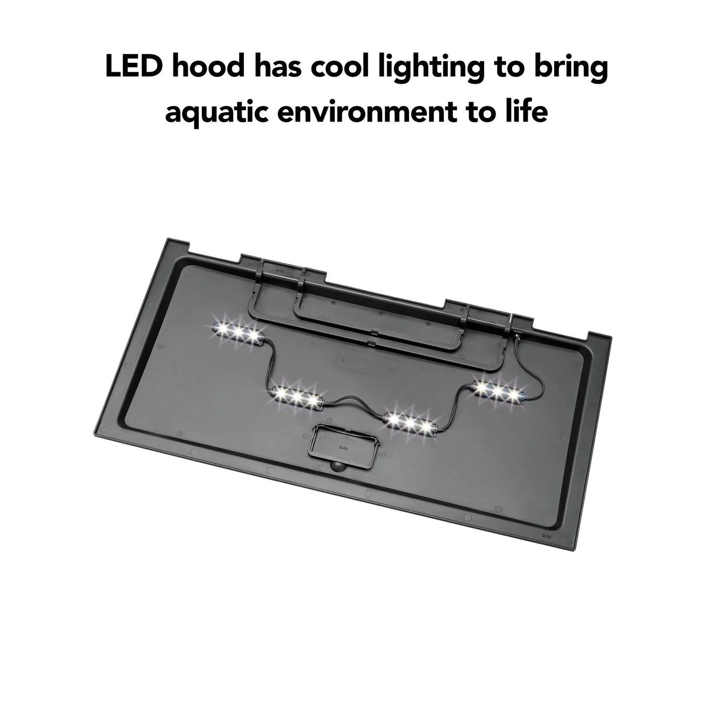 Aquarium Fish Tank Starter Kit with LED Lighting 20-Gal